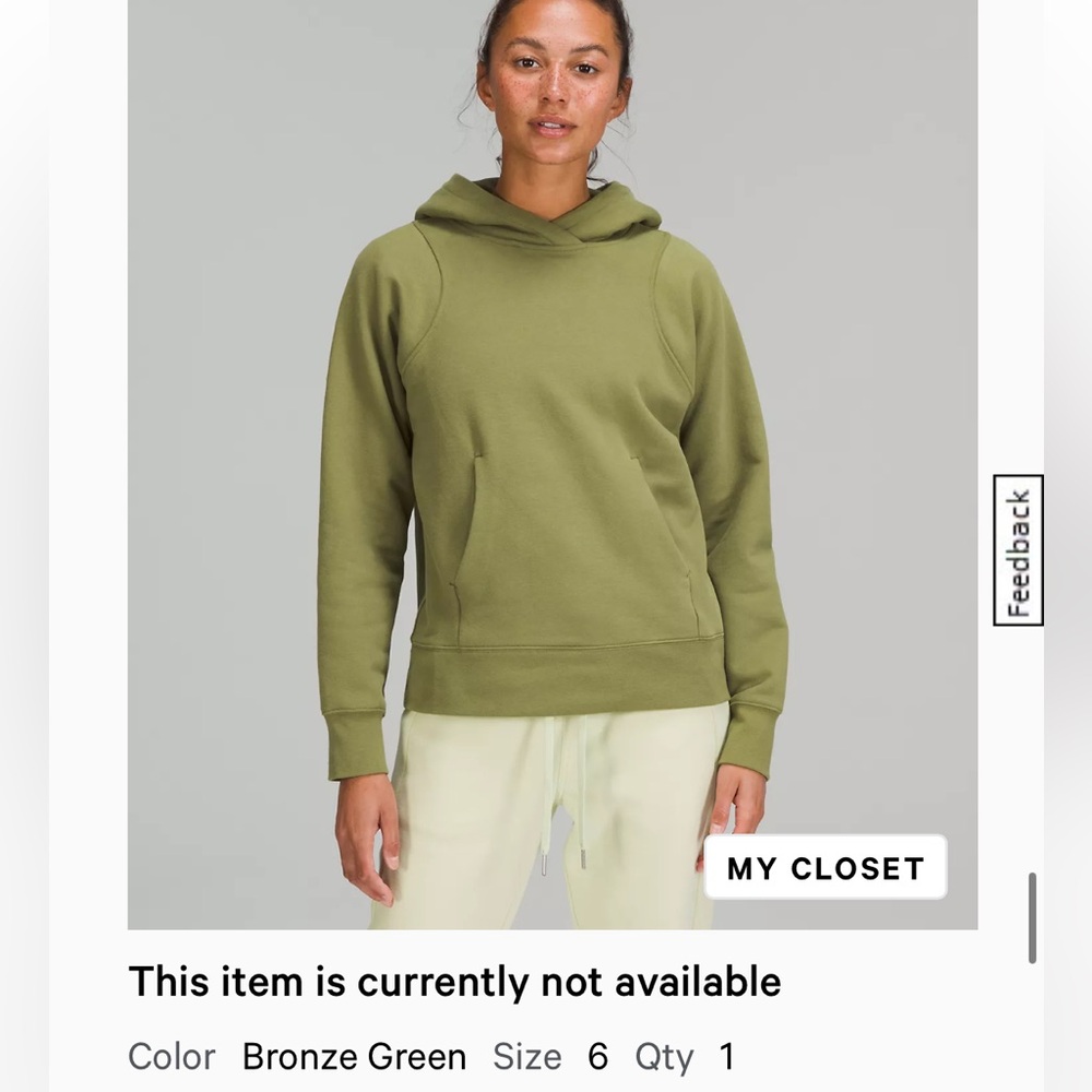 LULULEMON Bronze Green SIZE 6